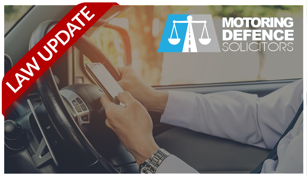 Mobile Phone While Driving Law Update 2022